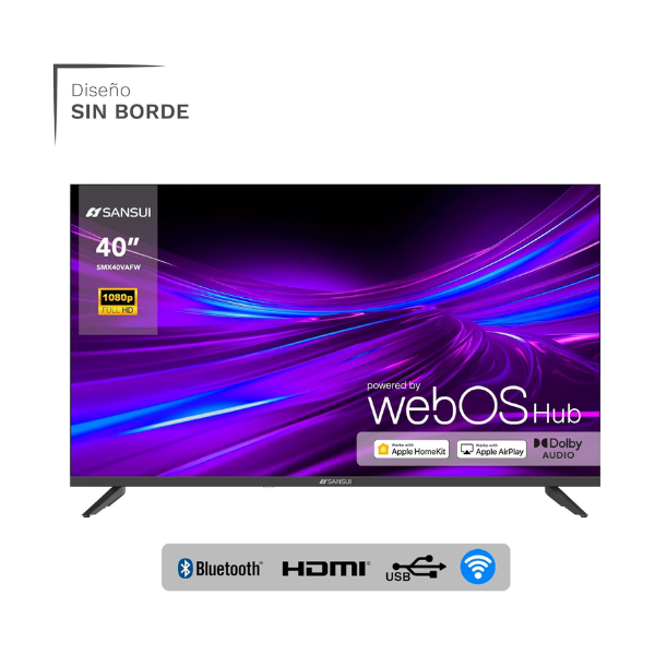 Electrónica, Televisor Sansui Mod: SMX40KAFW WEB OS - Imagen 2
